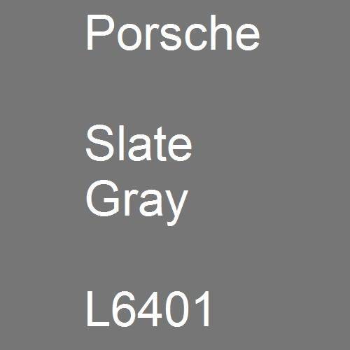 Porsche, Slate Gray, L6401.